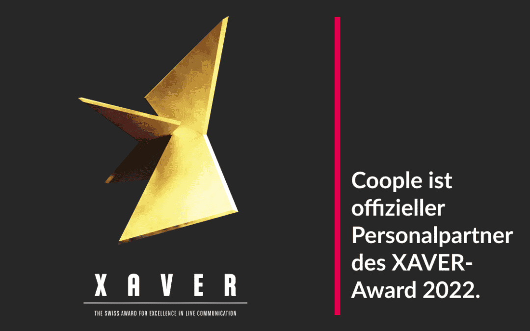Coople ist offizieller Personalpartner beim XAVER Award