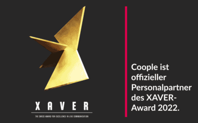 Coople ist offizieller Personalpartner des XAVER-Award 2022