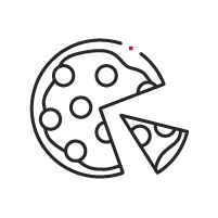 Icône illustrant une pizza