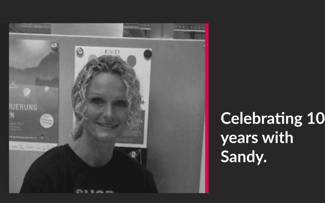 Celebrating ten years with Coopler Sandy