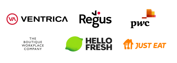 A selection of office company logos